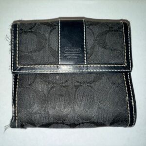 Black Coach Wallet